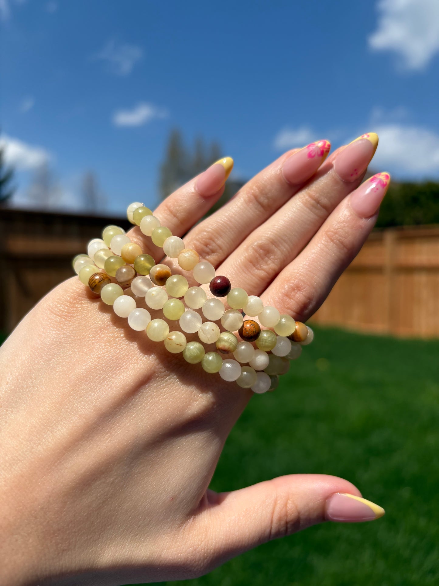Green onyx bracelet