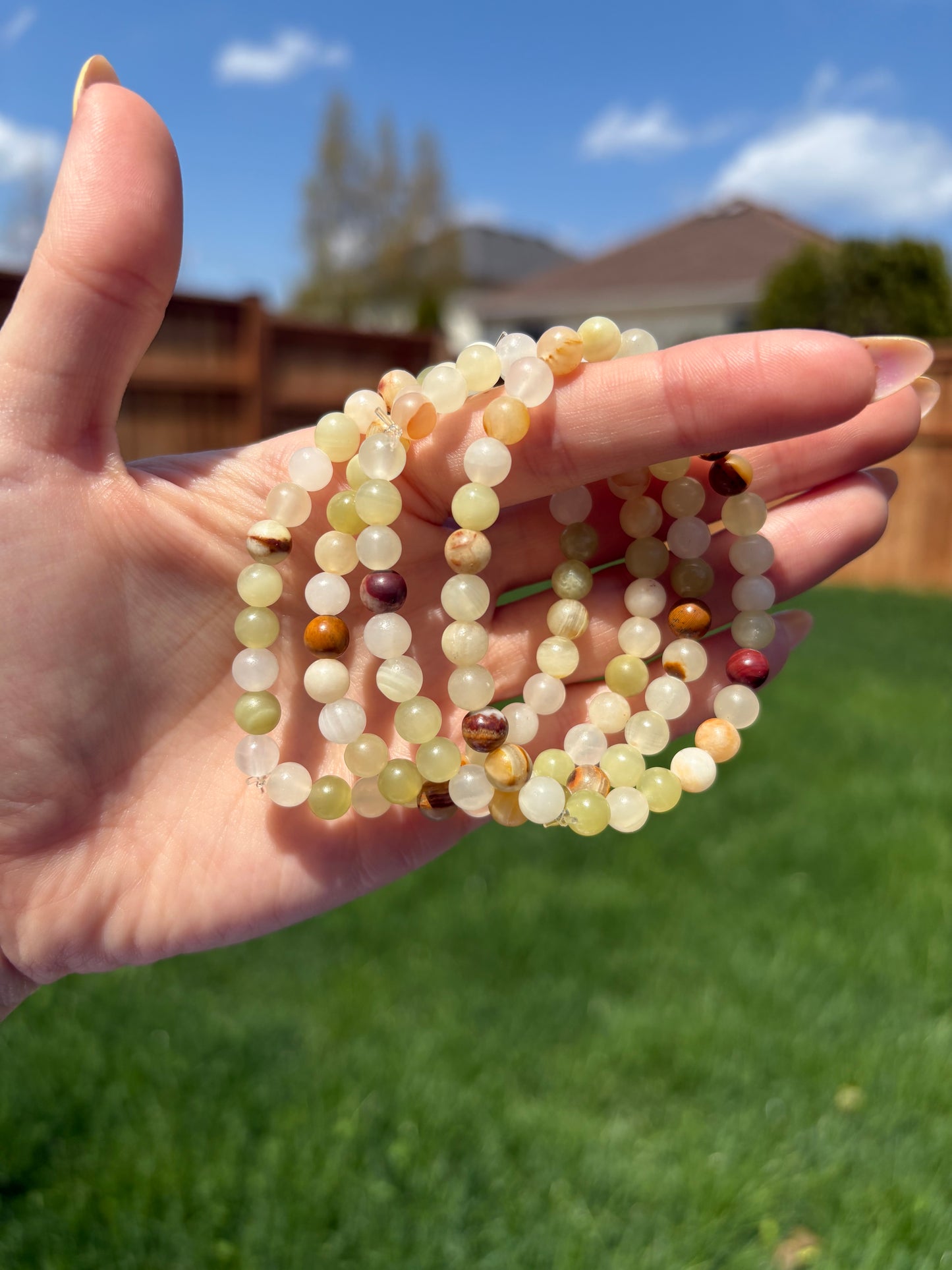 Green onyx bracelet