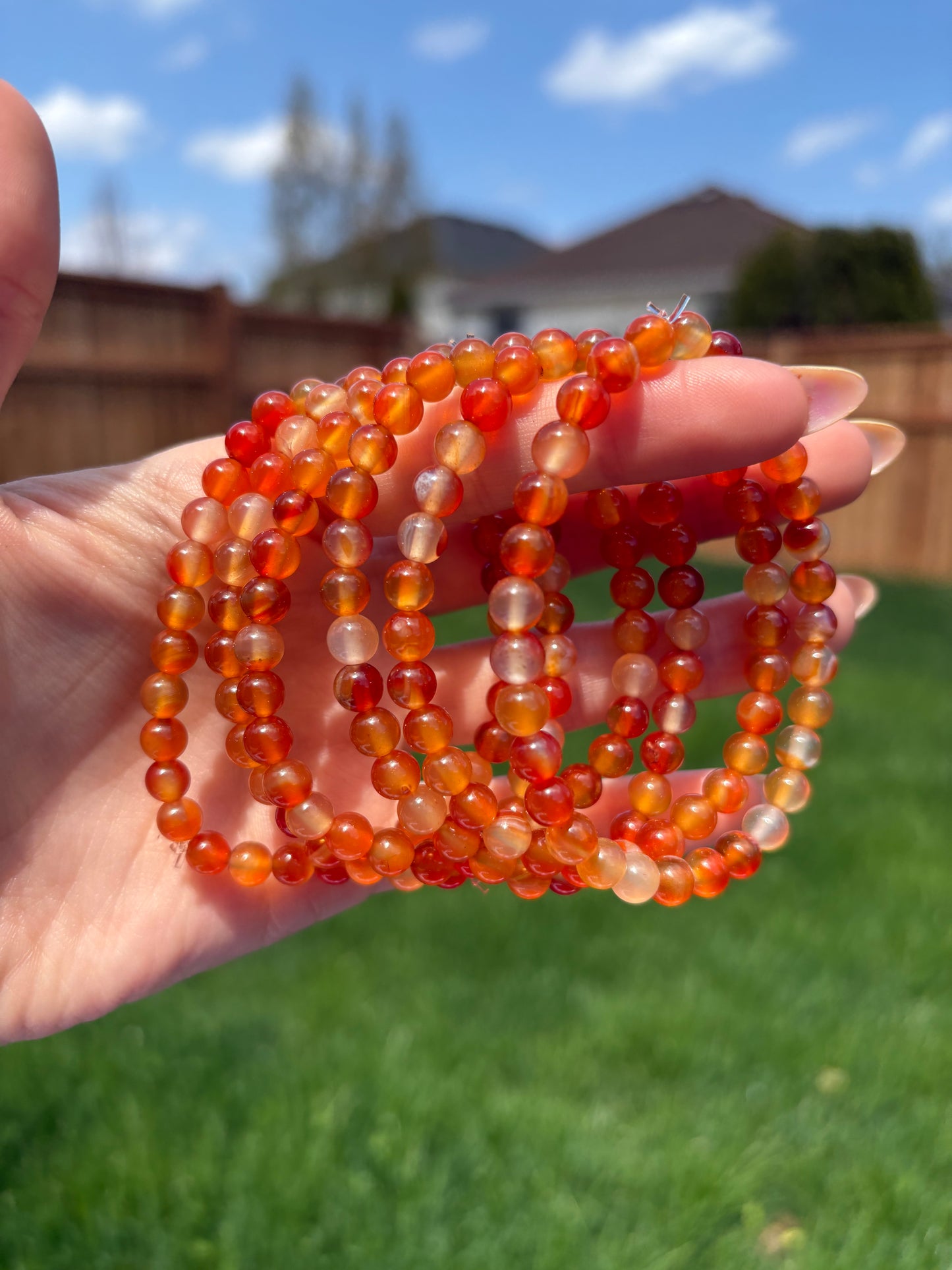 Carnelian bracelets
