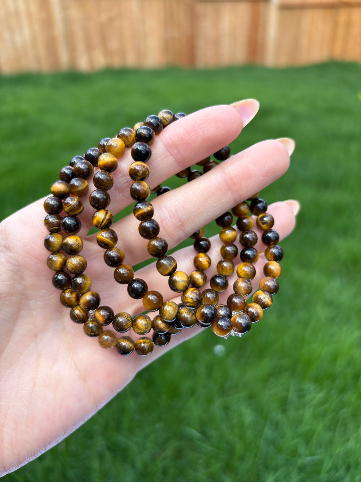 Tigers eye bracelets