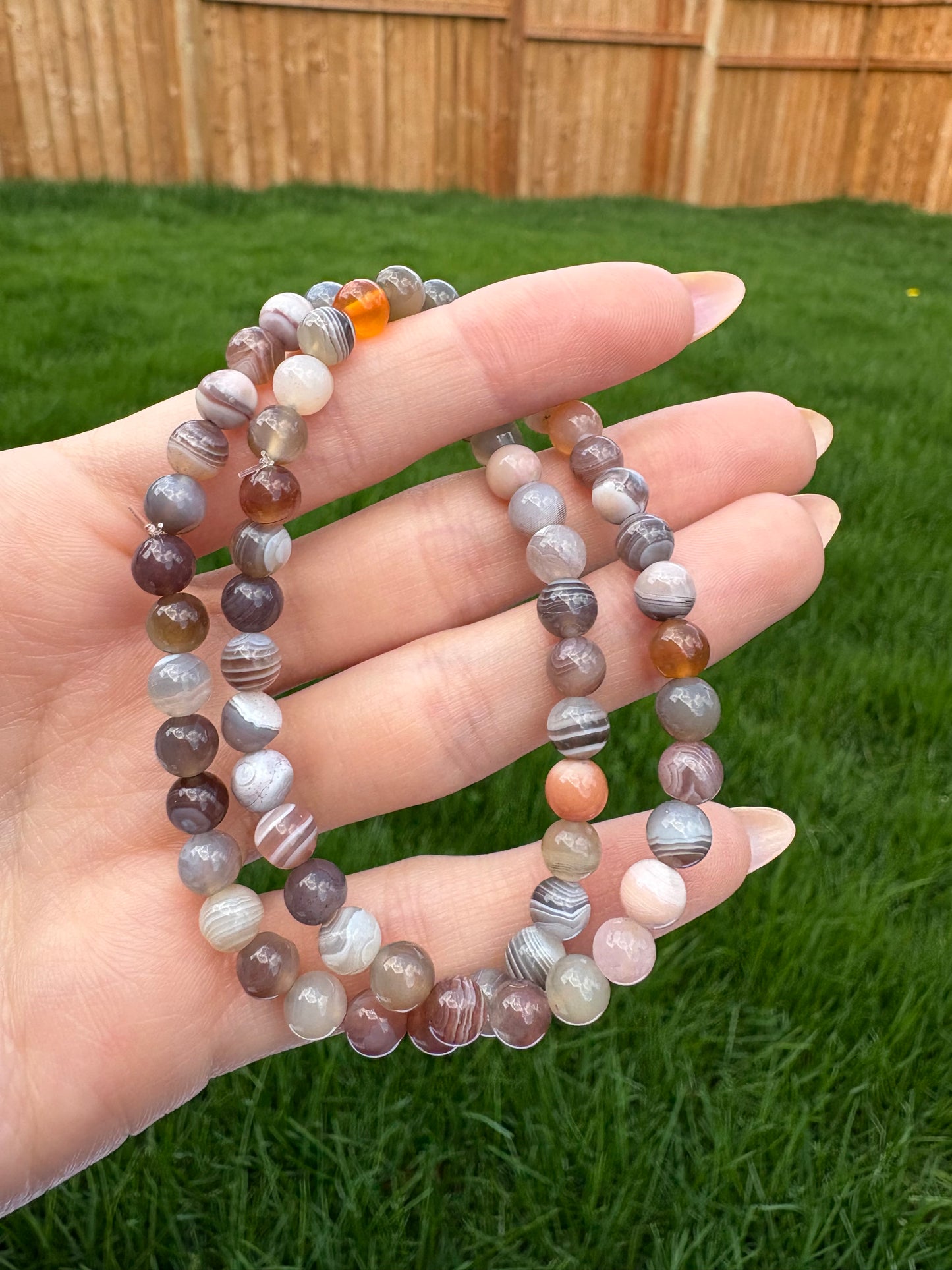 Botswana agate bracelets
