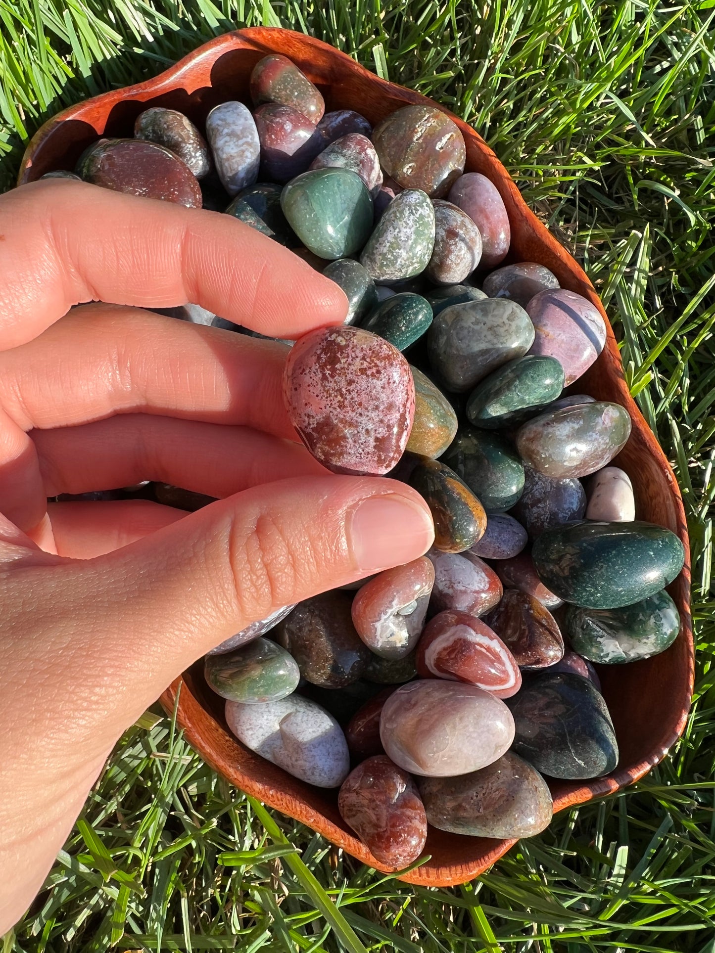 Ocean jasper tumbles