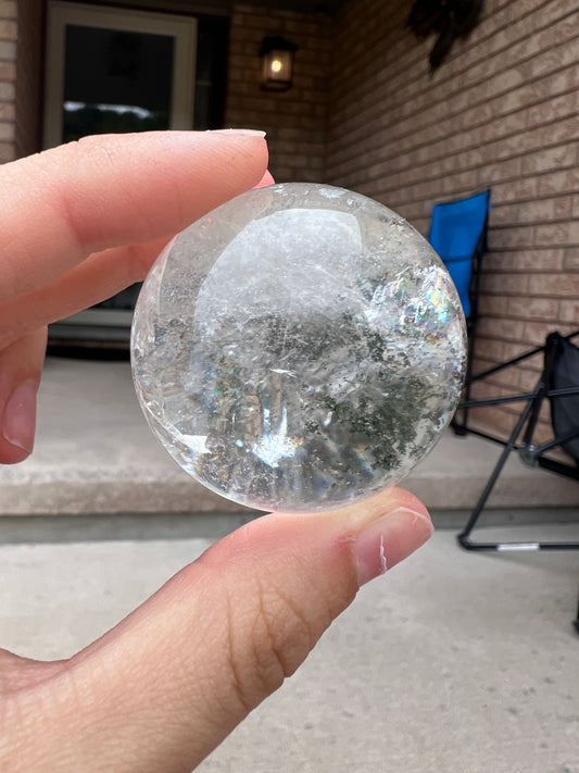 Garden quartz sphere (b)