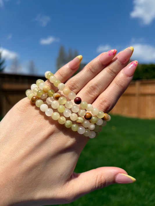 Green onyx bracelet