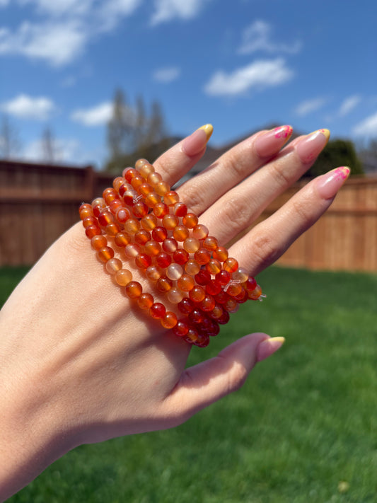 Carnelian bracelets