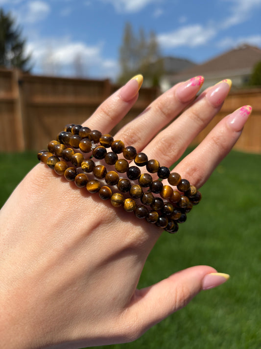 Tigers eye bracelets
