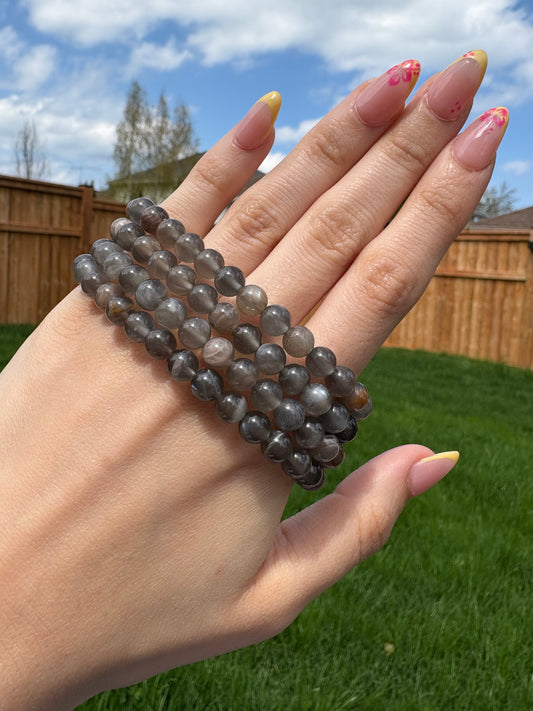 High quality black moonstone bracelets