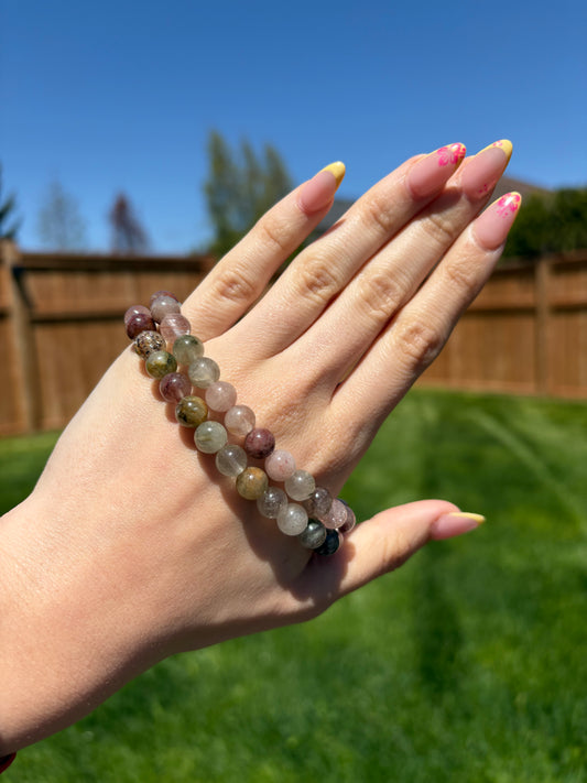 Rutile quartz bracelets