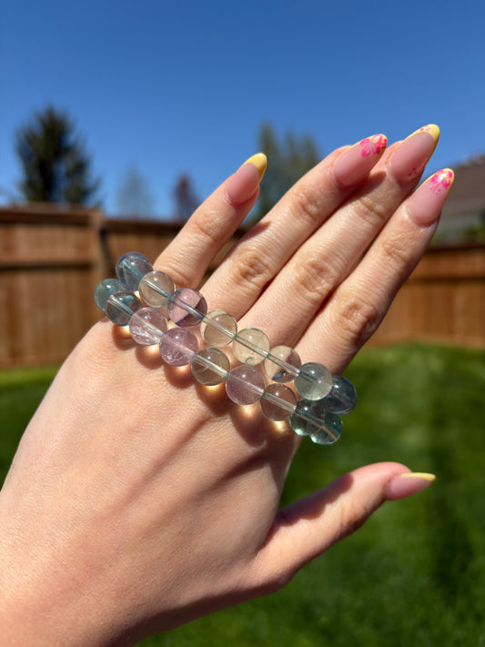Candy fluorite bracelets