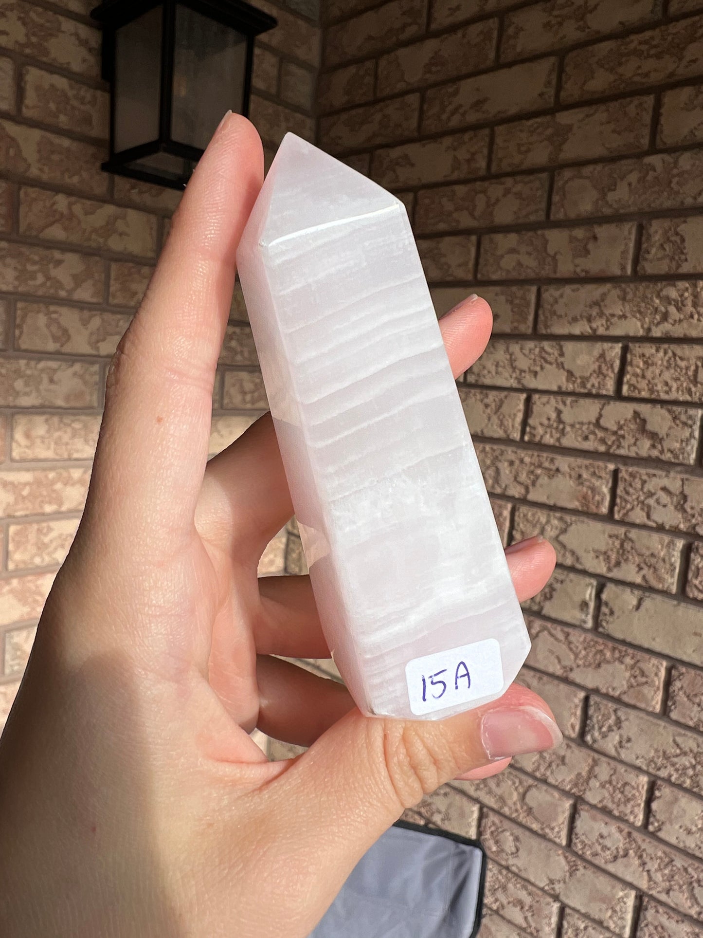 Mangano calcite obelisk 15A