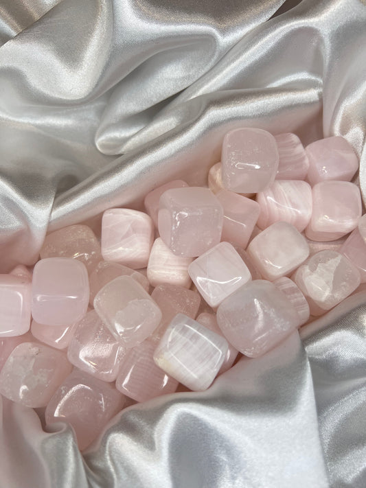  Mangano calcite tumbles