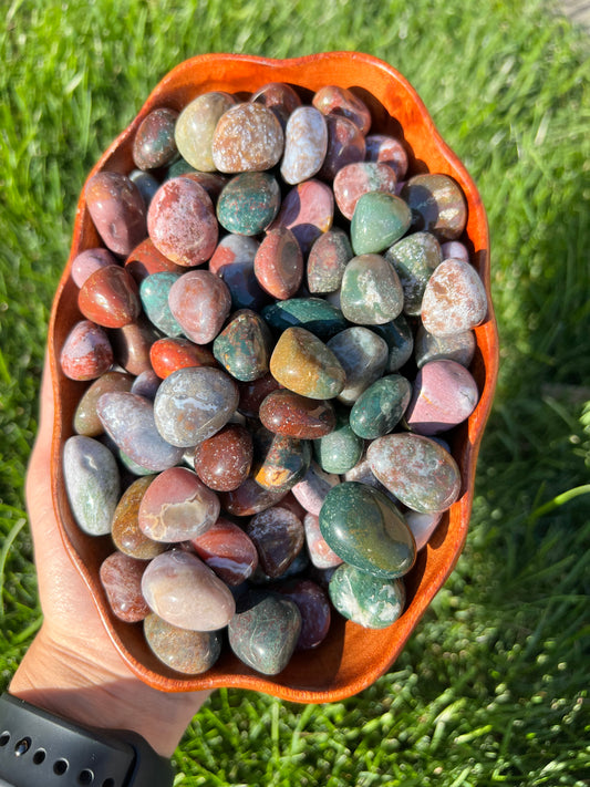 Ocean jasper tumbles